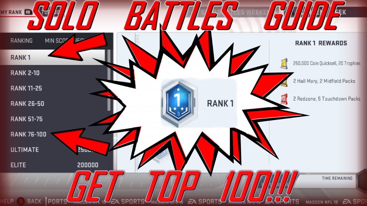SIMPLE SOLO BATTLES GUIDE - MUT 20!!! Get 26,000+ points & Top 100 Rewards EVERY WEEK!!!