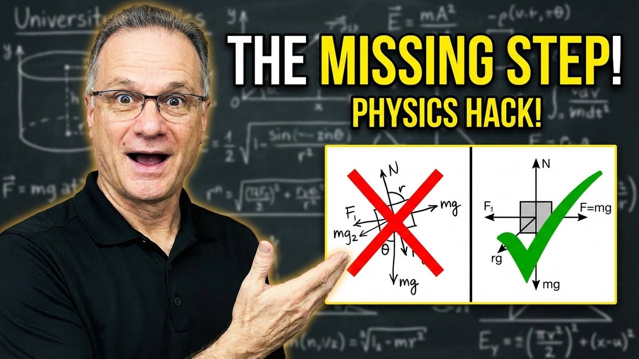 How to Start Any Physics Problem (Without Guessing)