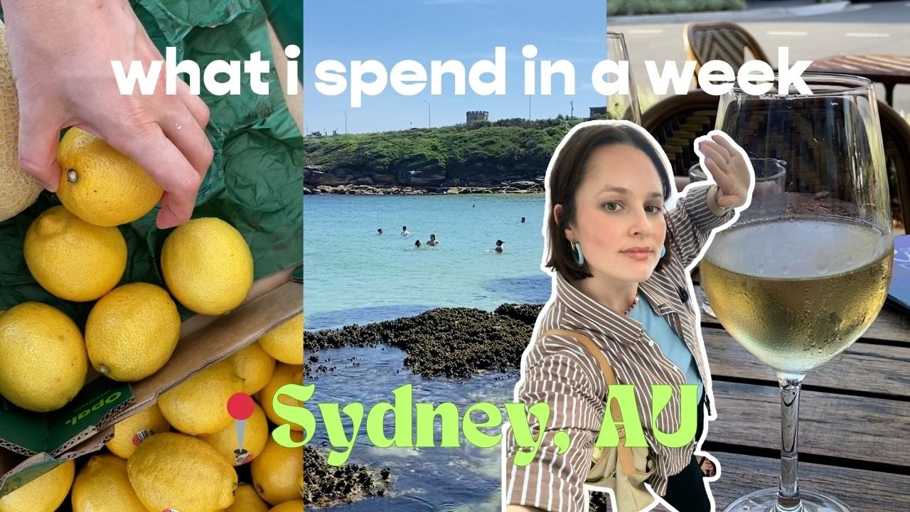 what I spend in a week as a yuppie in Sydney, Australia