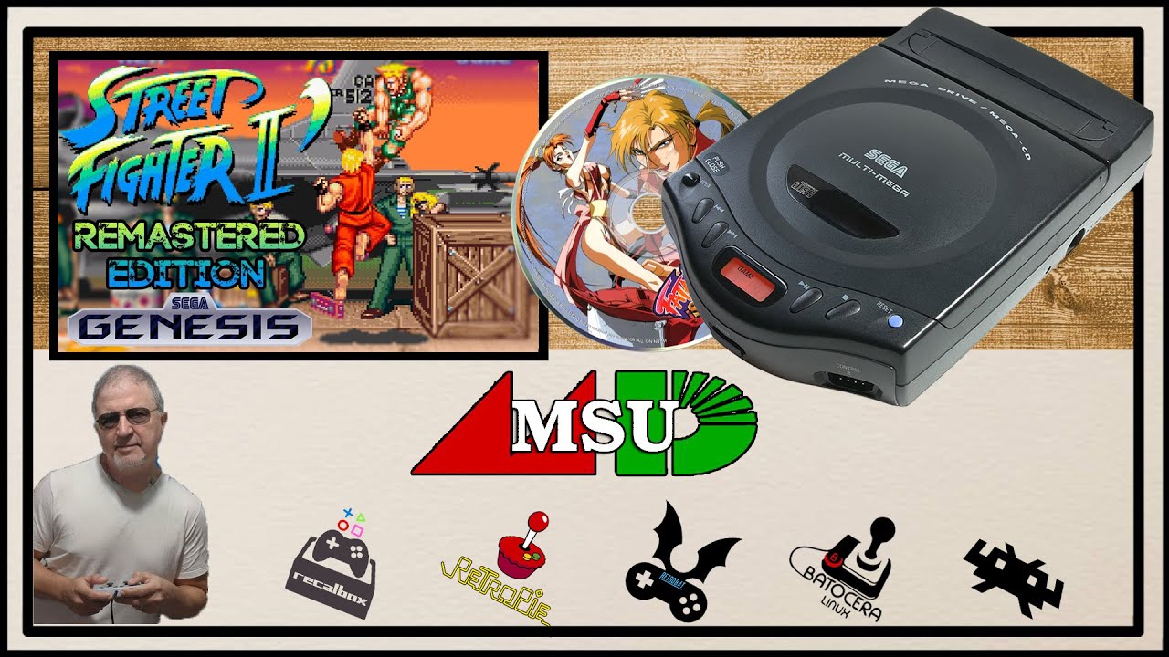 Pack com 60 jogos MSU de Megadrive, para Batocera.plus, Recalbox..etc.