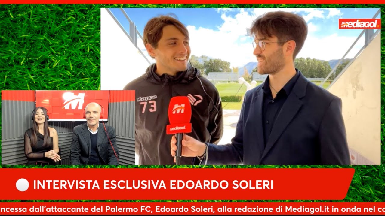 Intervista esclusiva con Edo Soleri (attaccante Palermo) 05/04/2023