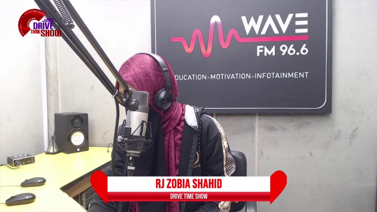 Drive Time with RJ ZOBIA SHAHID | Wave Fm 96.6 | Live studio|