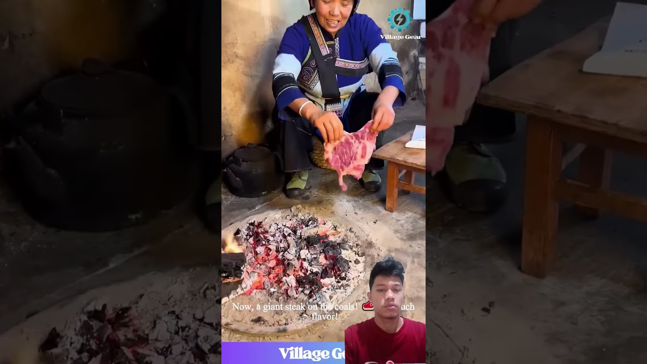 Cooking on HOT COALS 🔥 NO PAN NEEDED Watch This ANCIENT Cooking Method! 