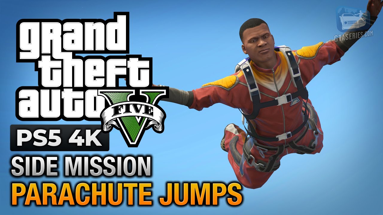 GTA 5 PS5 - All Parachute Jumps [100% Gold Medal Walkthrough]
