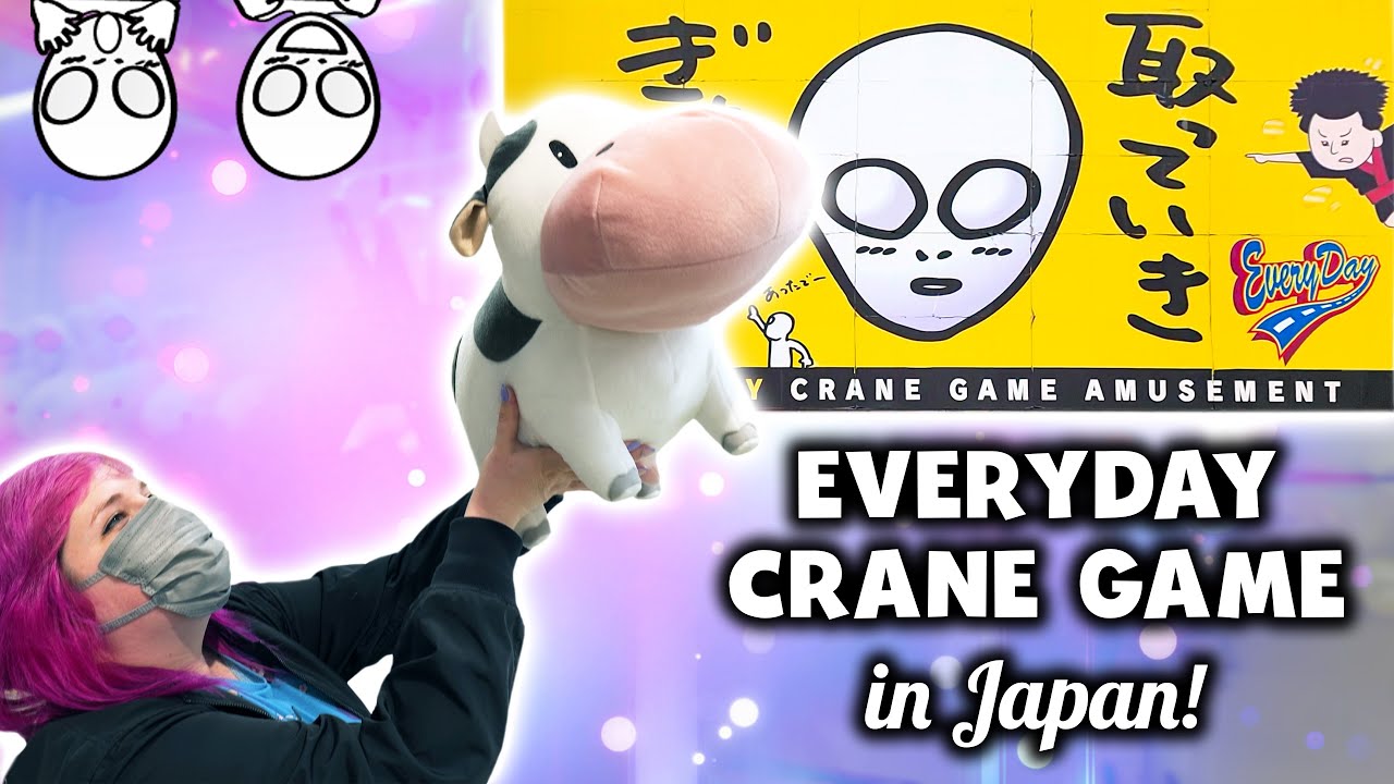 Amazing claw machine wins at Everyday Crane Game arcade in Japan!