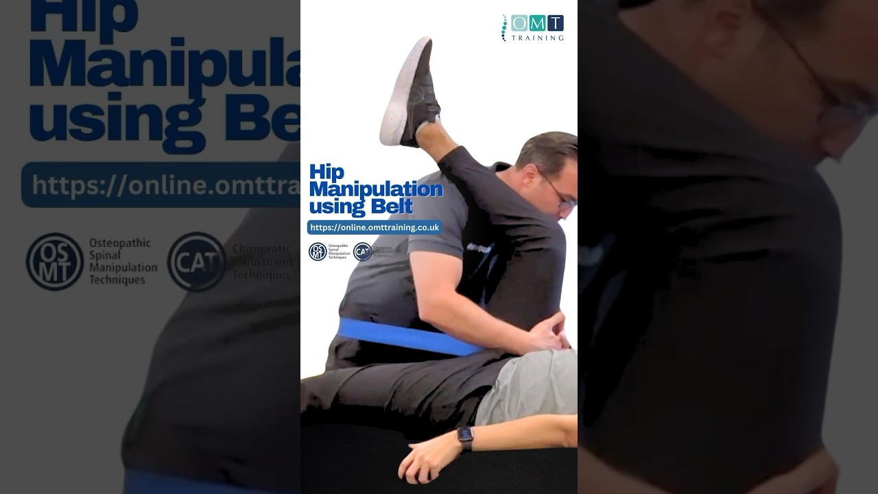 Hip Pain Relief: Efficient Manipulation Belt Method #chiropractor #osteopathy #hippain