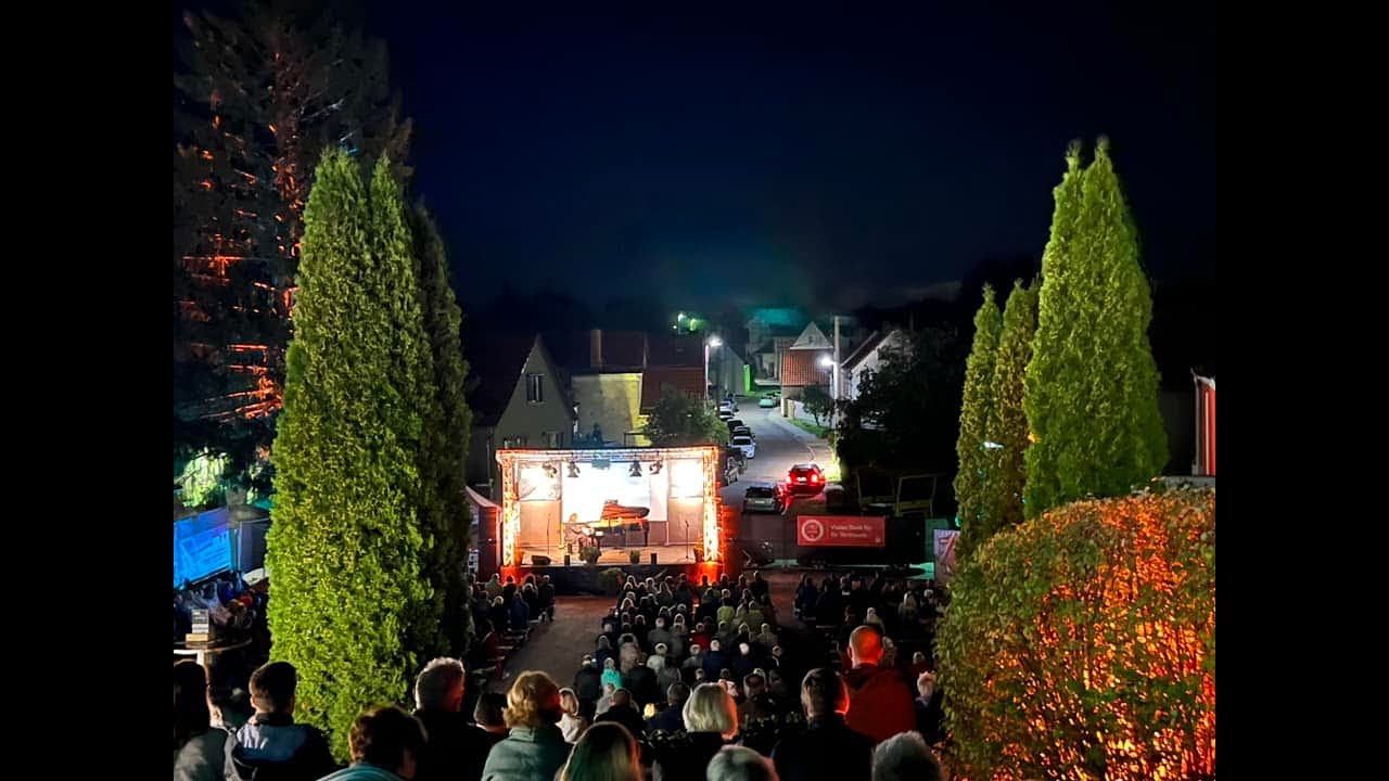 GERMAN TV - Report, Interview & Musical Fragments of Open Air Recital of VLADIMIR MOGILEVSKY
