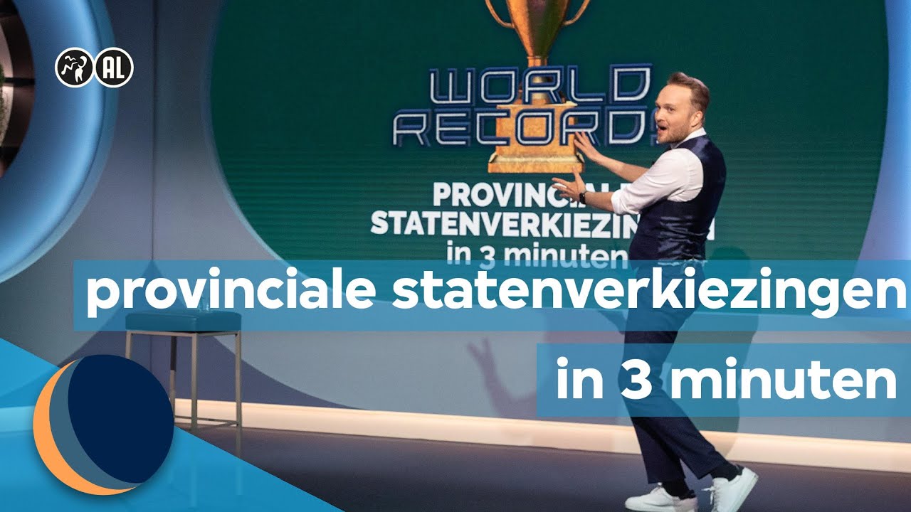 NPO record Provinciale Statenverkiezingen uitleggen | De Avondshow met Arjen Lubach (S3)