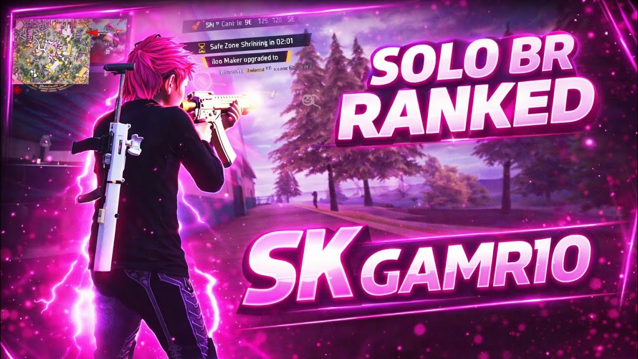 SK GAMING 😱SOLO BR-RANK GRAND MASTER PUSH💥