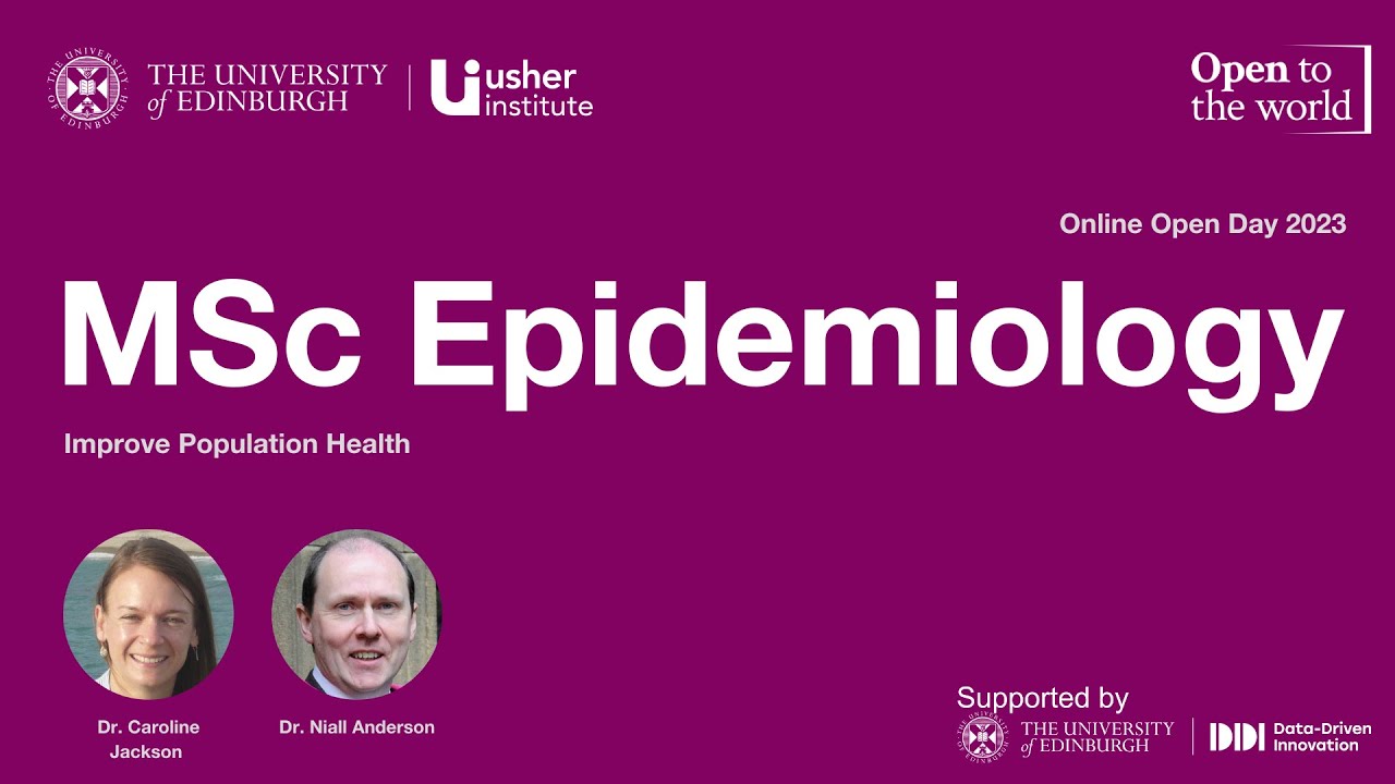 MSc Epidemiology 2023 Open Day Session
