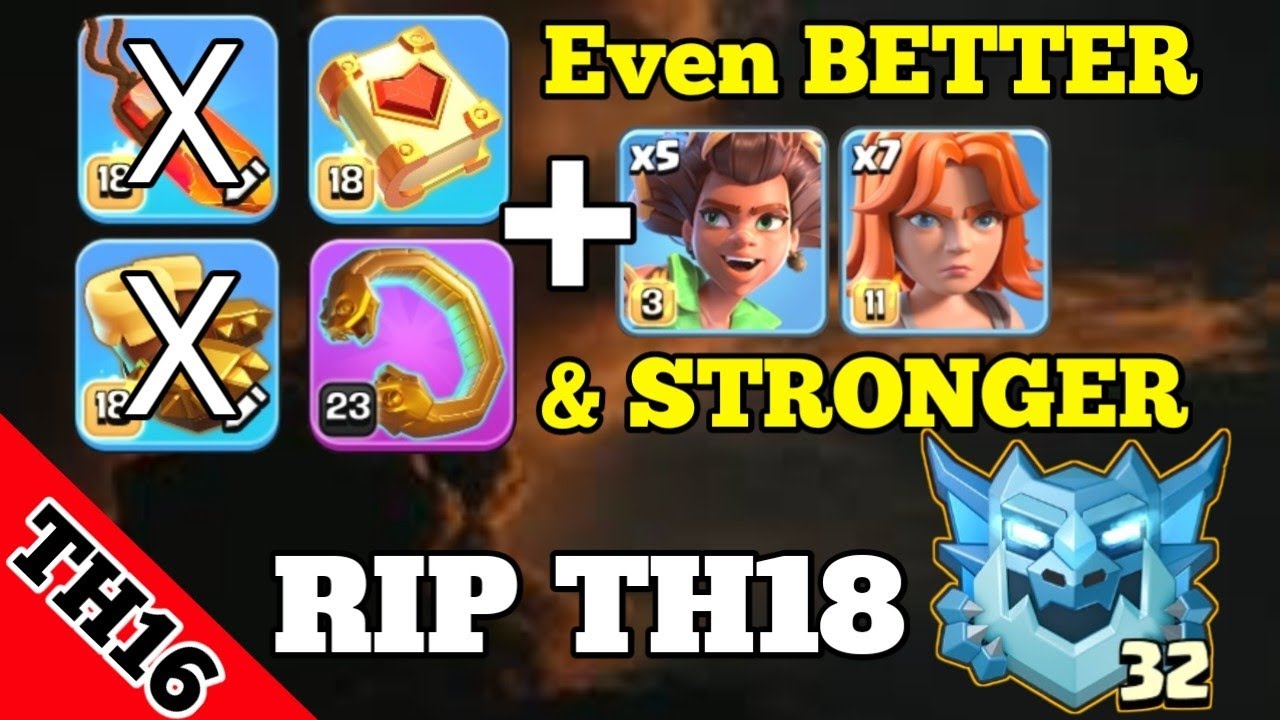 Th16 VS Th18: Another BREAKTHROUGH is CRUSHING higher BASES in E32 (Clash Of Clans)