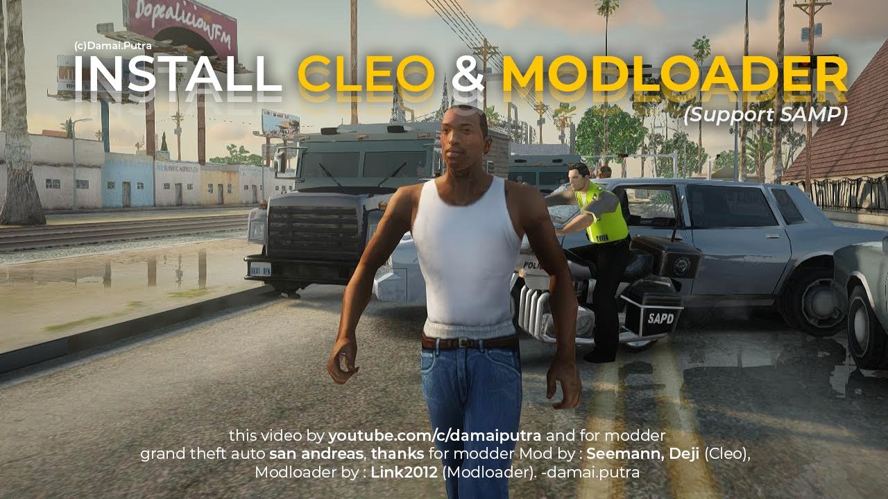 Cara Install/Memasang Cleo Dan Modloader Di GTA SA PC