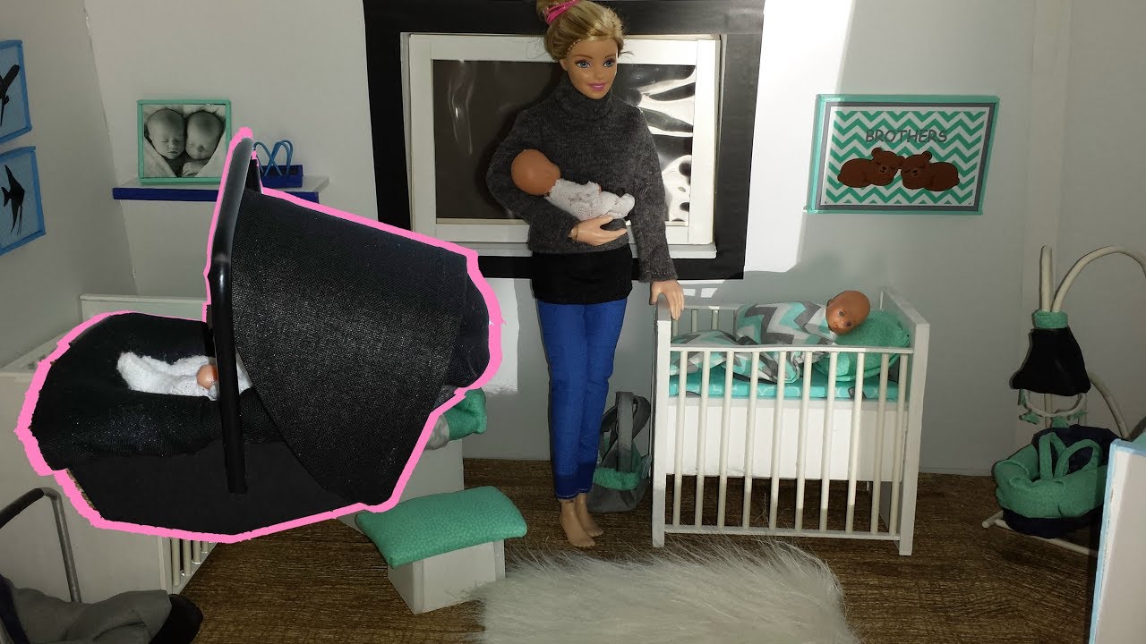 7 DIY Doll Baby Miniatures - Baby Swing,Baby Seat, etc