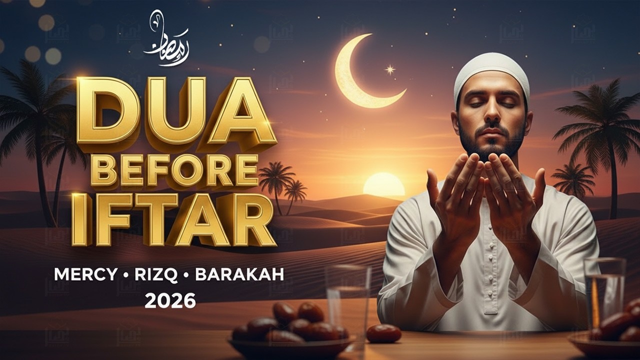Ramadan Dua Before Iftar 2026 | LISTEN NOW BEFORE IFTAR | Powerful Dua for Blessings | #ramadan2026
