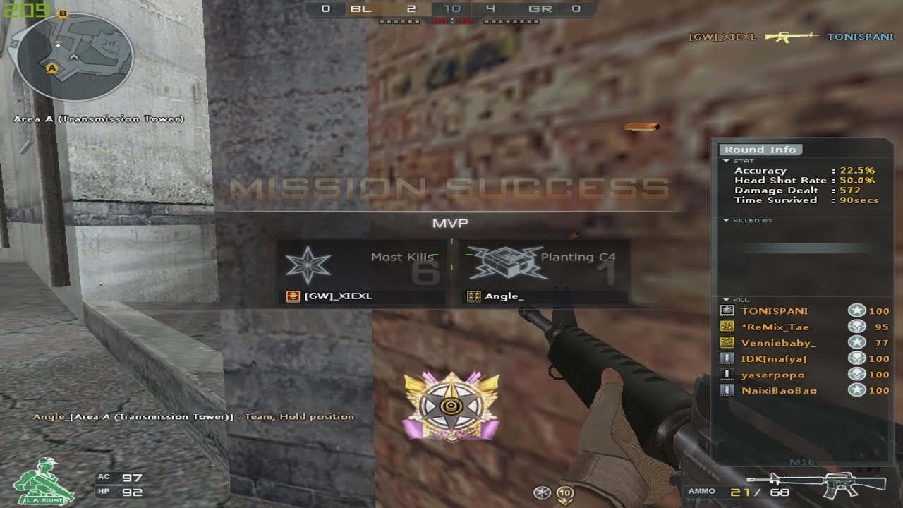 CF XIEXL: Search&Destroy M16 EagleEye GamePlay-LOL So Powerful XD