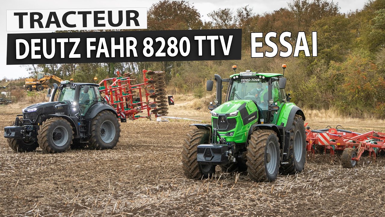 Nouveau DEUTZ FAHR 8280 TTV : Un tracteur plein de consensus