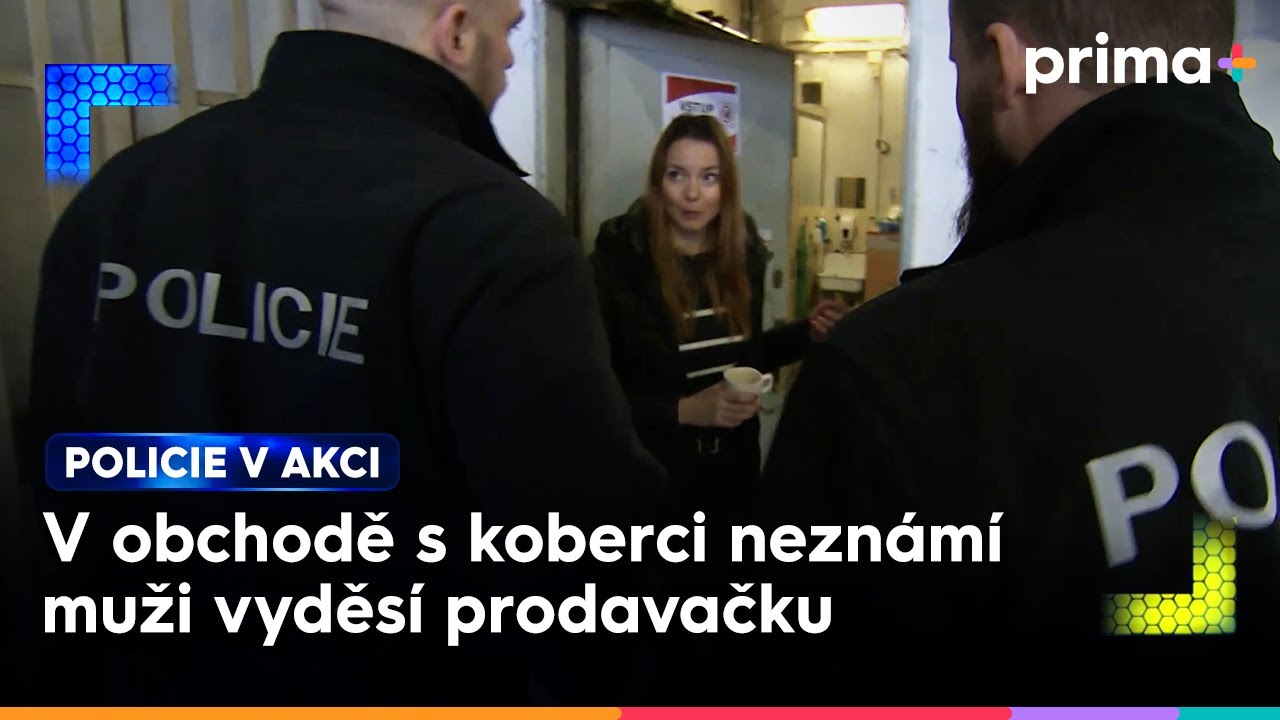 Vyděšená prodavačka v obchodě s koberci nalezne cizího muže | Policie v akci
