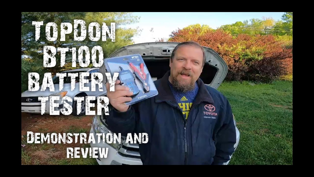 TopDon BT100 Battery Tester full review and demo