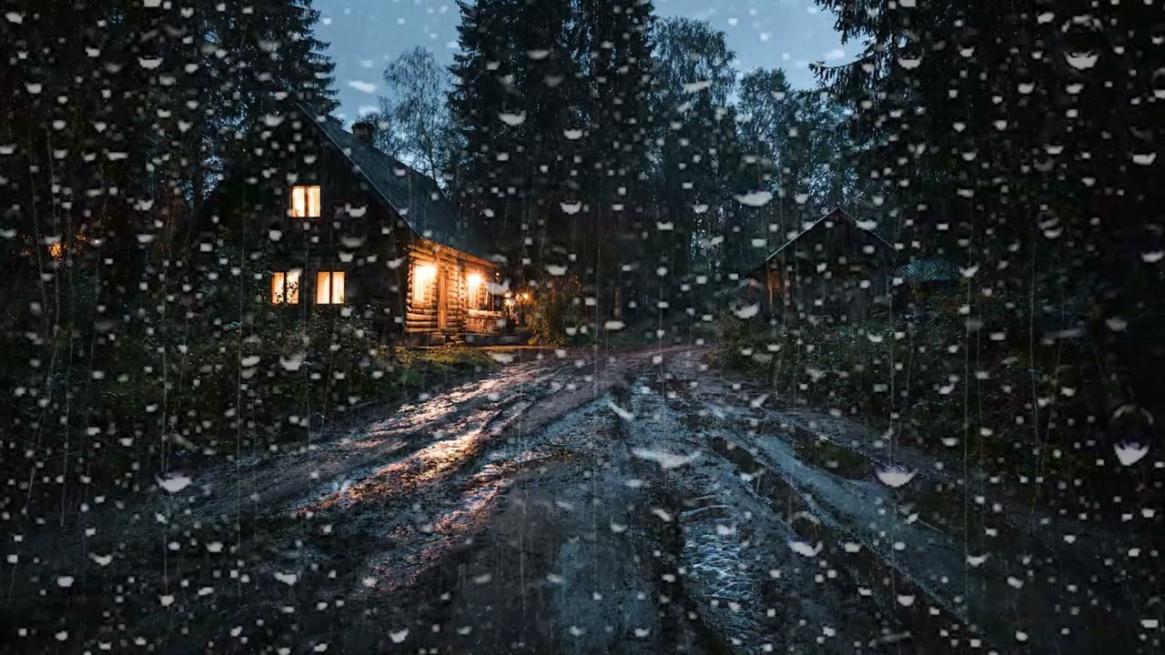 Soothing Rainstorm & Rolling Thunder 🌧🌩 Relaxing Ambience for Deep Sleep & Stress Relief
