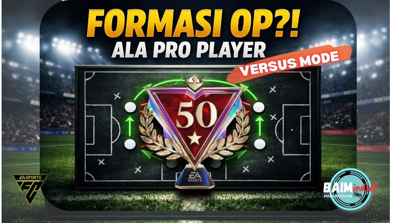 FORMASI PALING OP DI MODE VERSUS FC MOBILE 🔥 Dipakai PRO Players, Auto Menang?