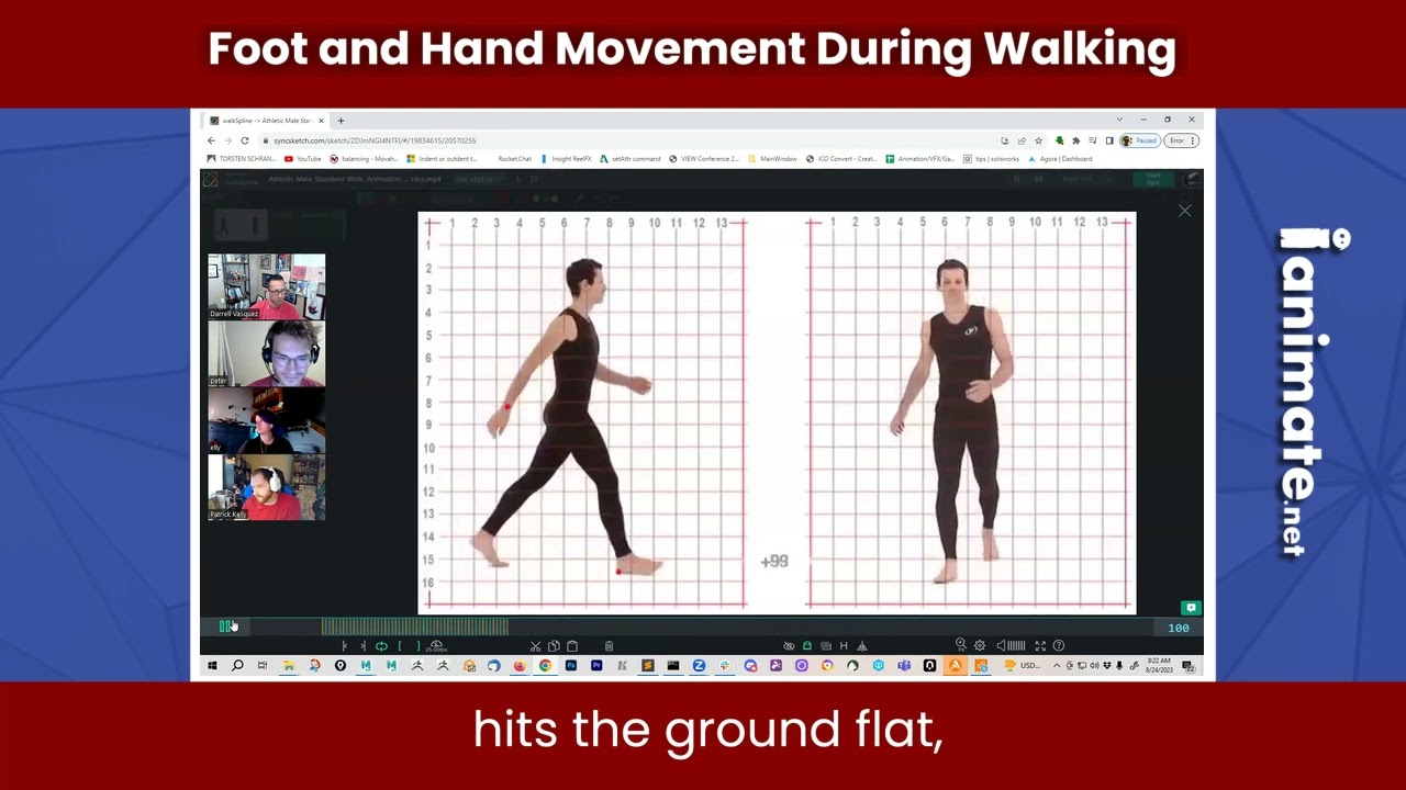 Feature Workshop 1 - Foot and Hand Movement During Walking