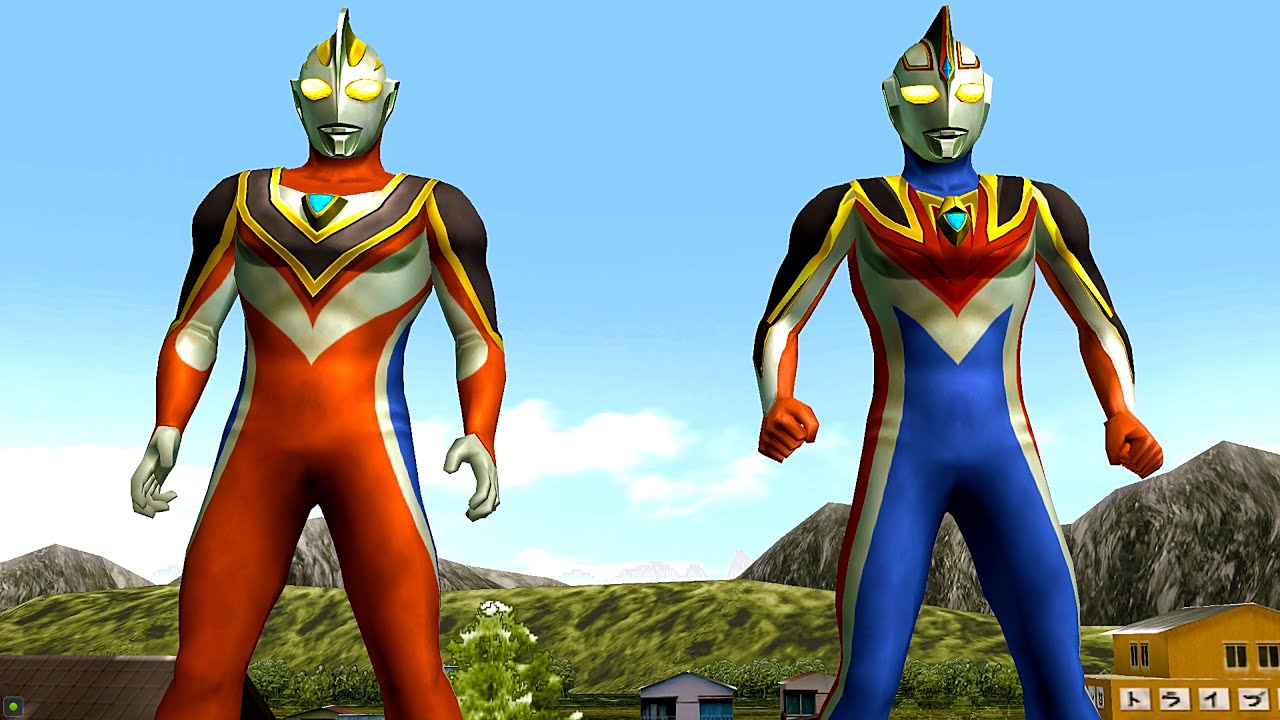 Ultraman Agul Supreme and Gaia Supreme - TagTeam NEW Request 84