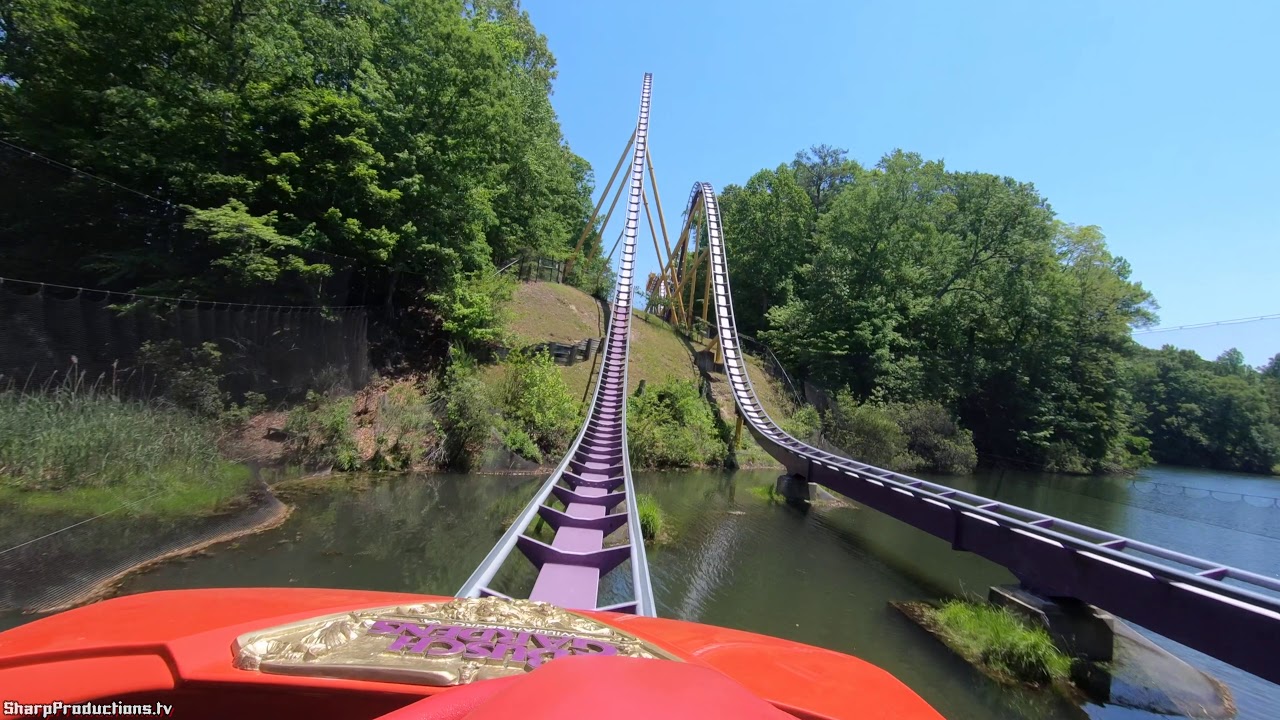 Apollo's Chariot (4K On-Ride) Busch Gardens Williamsburg