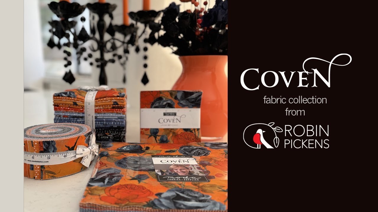 Coven fabric collection and new quilts- preview from Robin Pickens