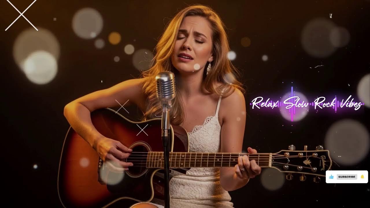Relaxing Slow Rock Live 🎸 | Calm Guitar Rock for Work, Focus & Evening Chill