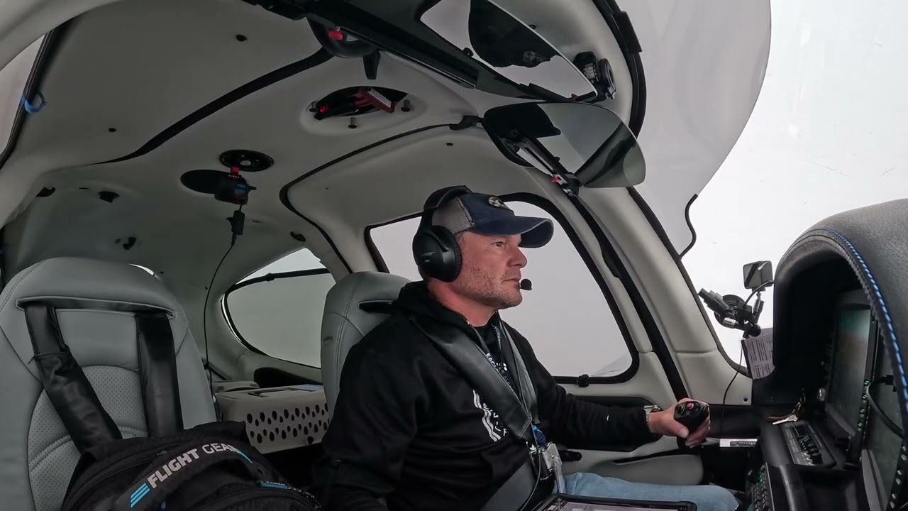 RNAV 02 to Near MINIMUMS in IMC | 300ft Ceiling at Rock Hill ✈️ IFR in the Cirrus SR22T