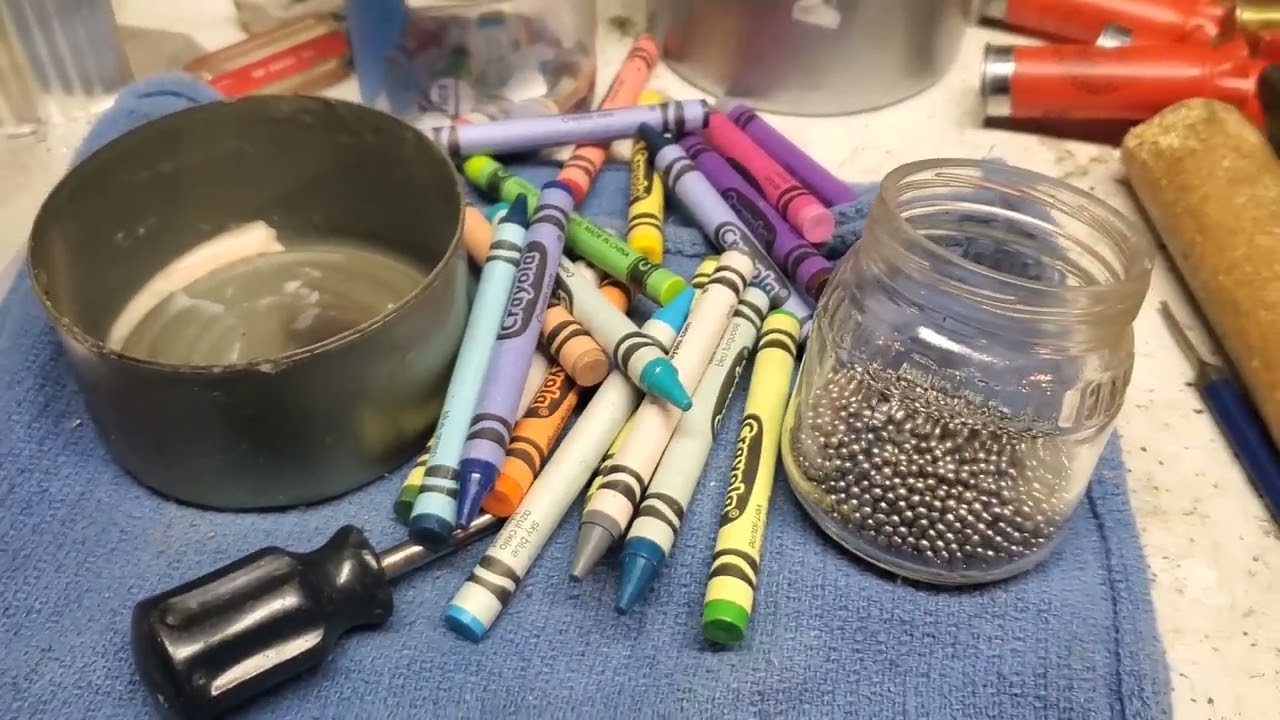 Making 12 gauge wax slugs