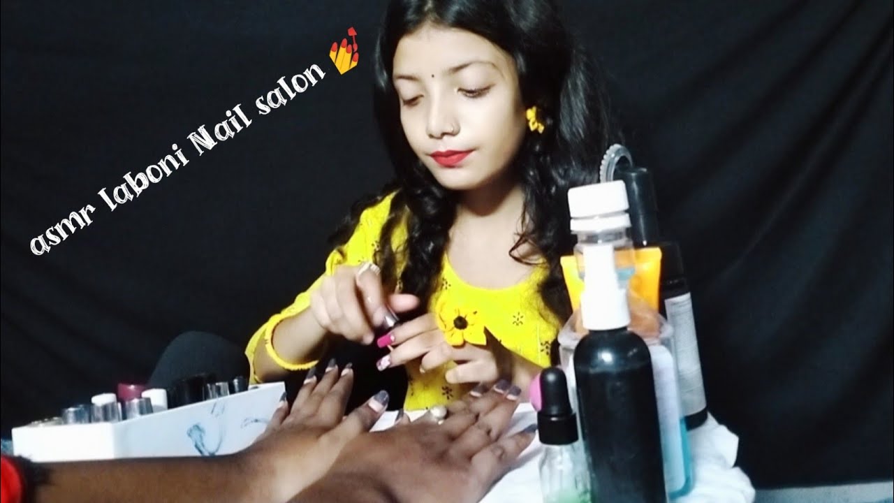 Asmr /Gentle Manicure And Nail Cair | Handwash , Handmassage , Waxing 💅