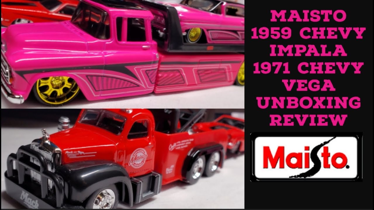 Maisto Chevy Impala/Flatbed and Chevy Vega/Tow Truck 🔥🔥