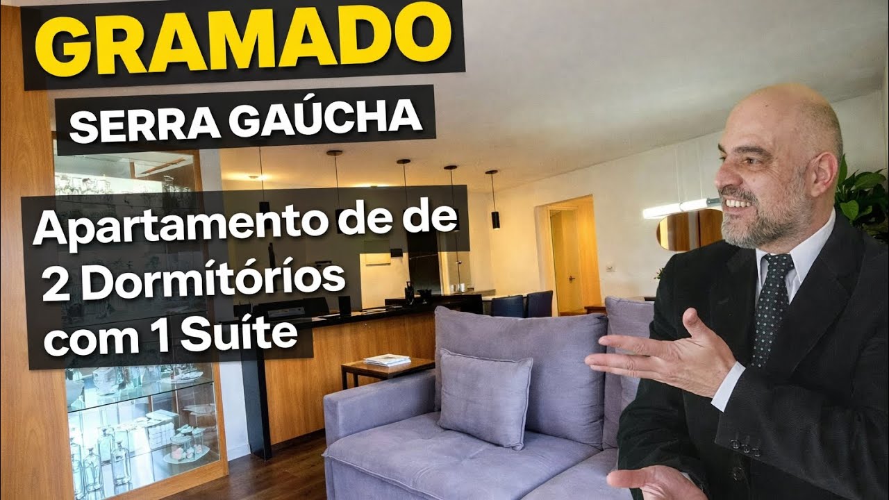 INVESTIMENTO GARANTIDO EM GRAMADO NA SERRA GAÚCHA? APATAMENTO DE 2 DORMITÓRIOS PRONTO PARA LOCAR
