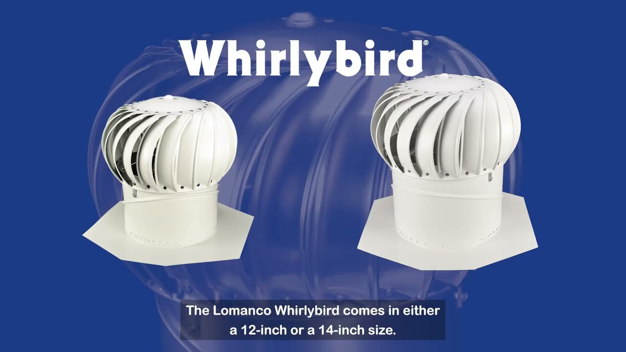 Lomanco Whirlybird® Turbine Vents - Product Introduction