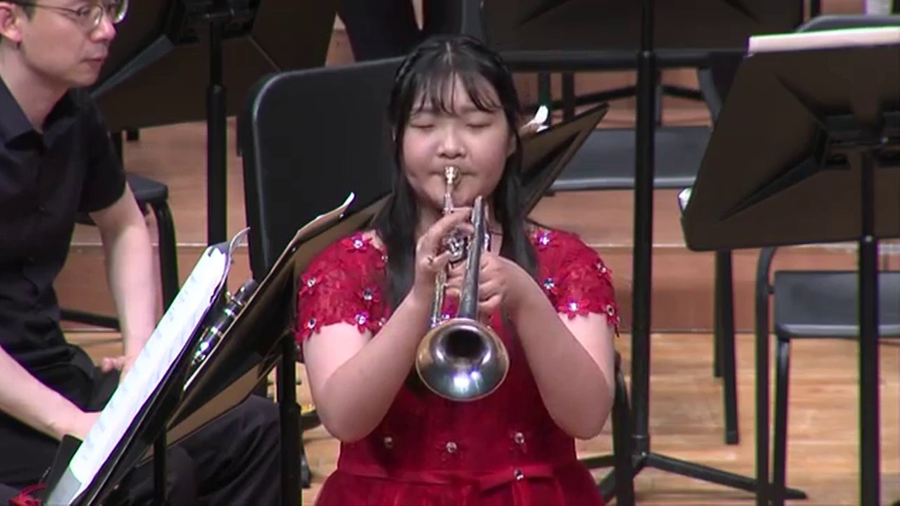 Peskin trumpet Concerto No.1 cminor (Da-young Kim 12yers)