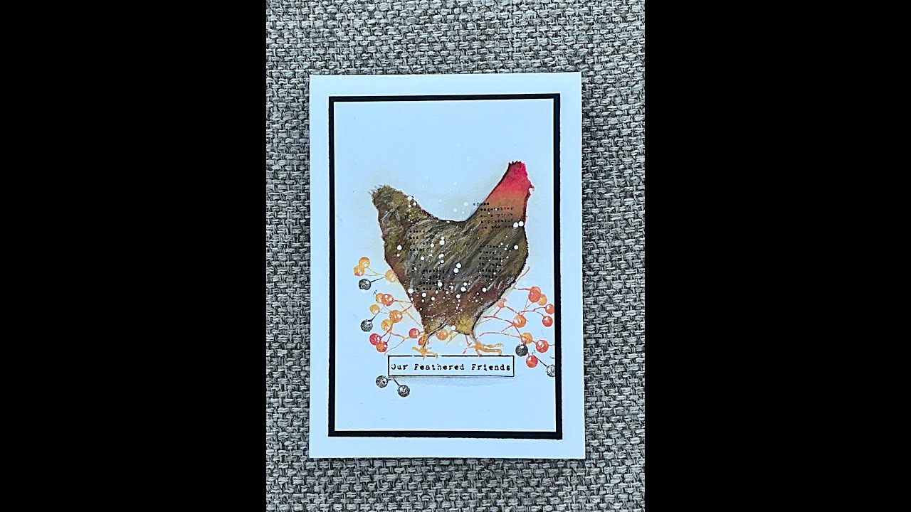 Cards With Chickens and Distress Oxides #tracyevansboutiquedesigns #stamping