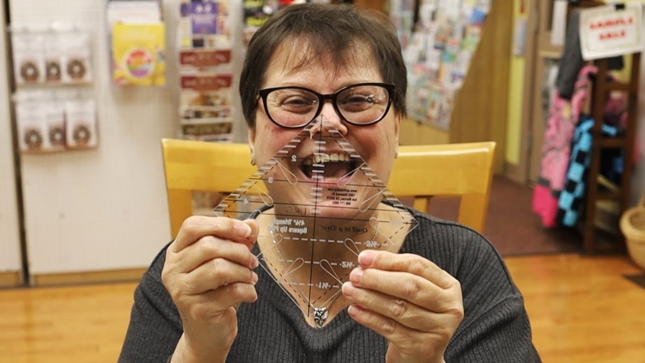Dawn's Demo Triangle Square Up Ruler Plus
