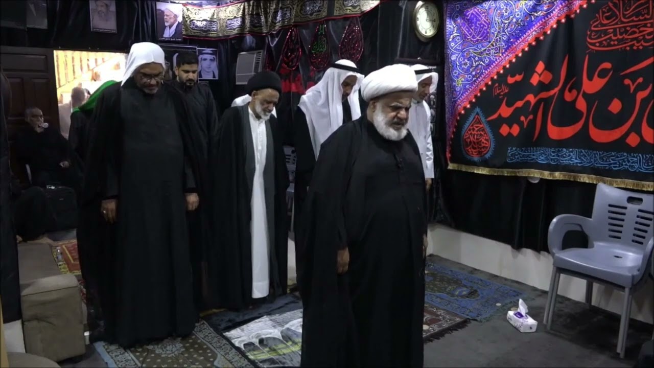 صلاة الظهرين بإمامة آية الله الشيخ علي الدهنين يوم الثلاثاء ١٤٤٥/٤/٨هـالاذان الملا إلياس المرزوق