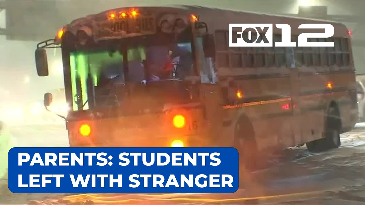 Stranded school bus driver leaves students with stranger, parents say