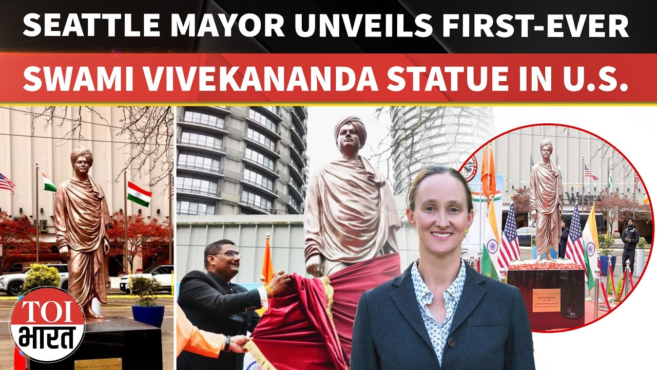 &lsquo;Long India-Seattle Relationship&rsquo;: Swami Vivekananda Statue Installed In U.S. City Seattle