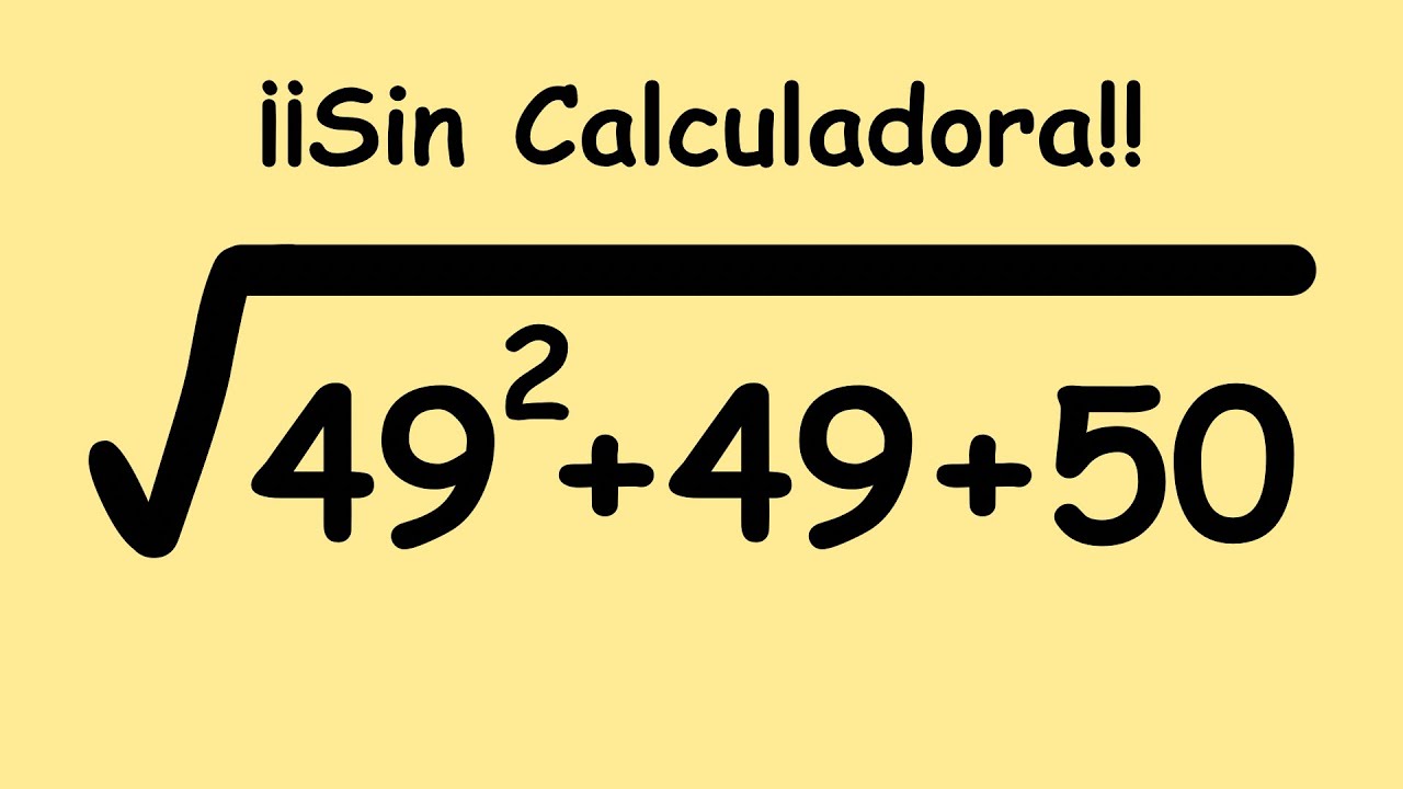 ¿Puedes Realizar la operación SIN CALCULADORA? 🤯