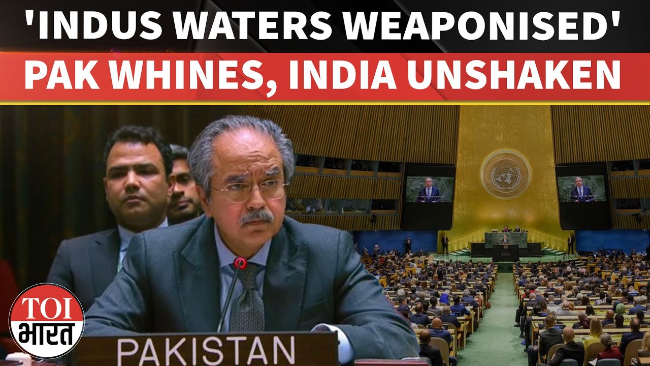 Pakistan Whines At UNSC Again Over India's 'Weaponization' of Indus Waters in Violation of Treaty