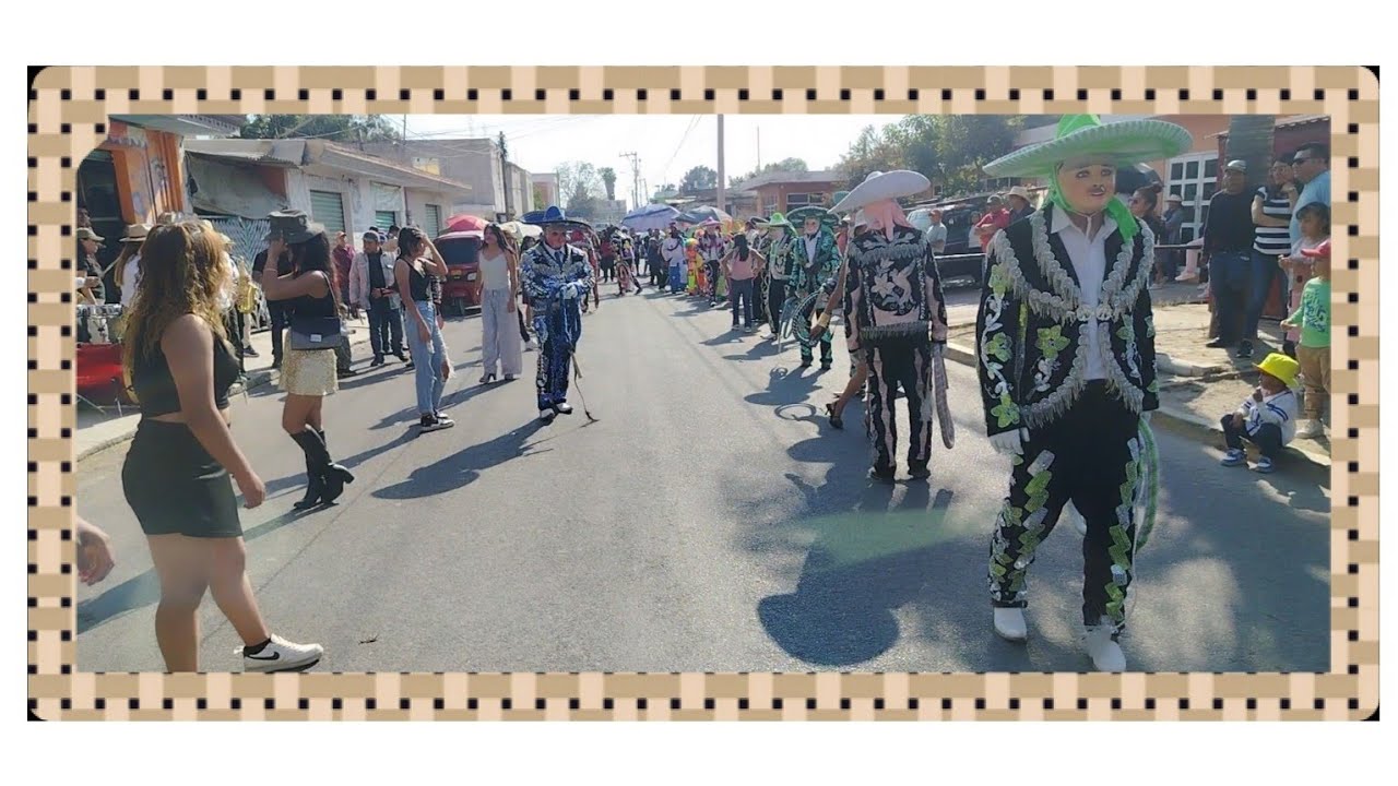 Barrio Del Centro 🎭 🤡 Carnaval San Francisco Ocotlan 2026 💙 🤍 
