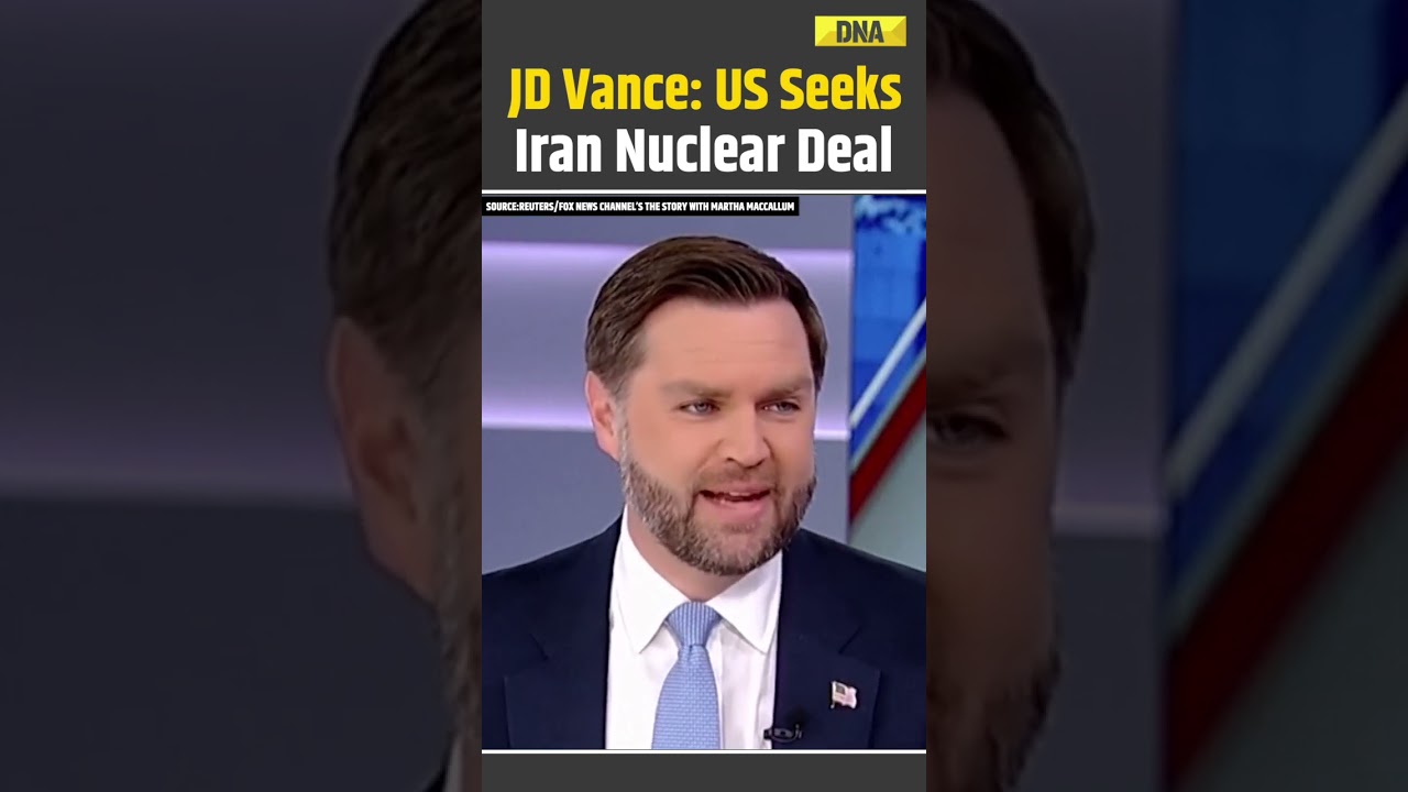US News: JD Vance Says US Seeks Iran Nuclear Deal Through Diplomacy, Warns Other Options Remain