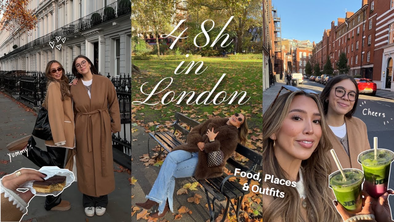 SISTER Reunion in LONDON | Soulcycle WORKOUT, yummy FOOD PLACES & OOTD's | Adorable Caro