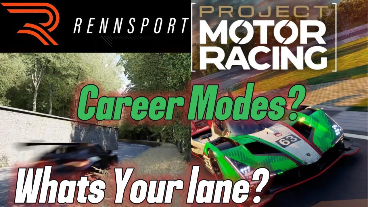 Rennsport против PMR: Какая гоночная игра ЛУЧШАЯ для одиночной игры?