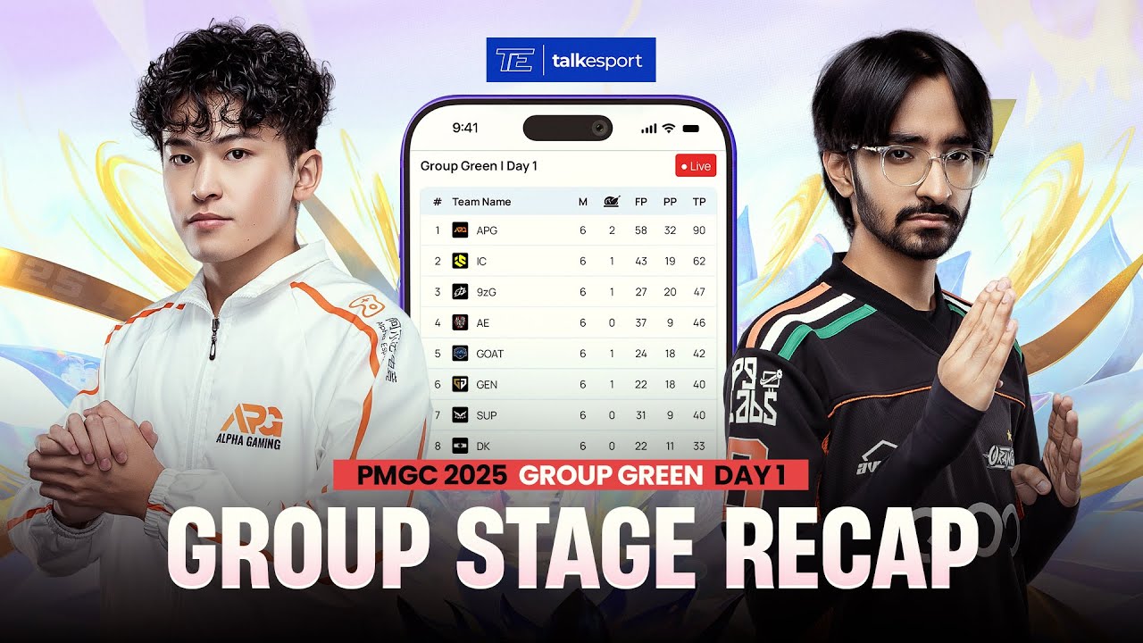 PMGC 2025 Group Stage Day 1 Recap: Alpha Gaming Destroyed Lobby While Orangutan Fell Apart