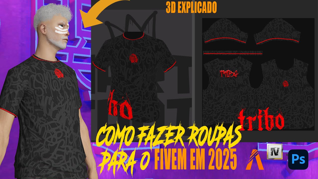 COMO FAZER ROUPAS PARA FIVEM EM 2025 (PASSO A PASSO ATUALIZADO)