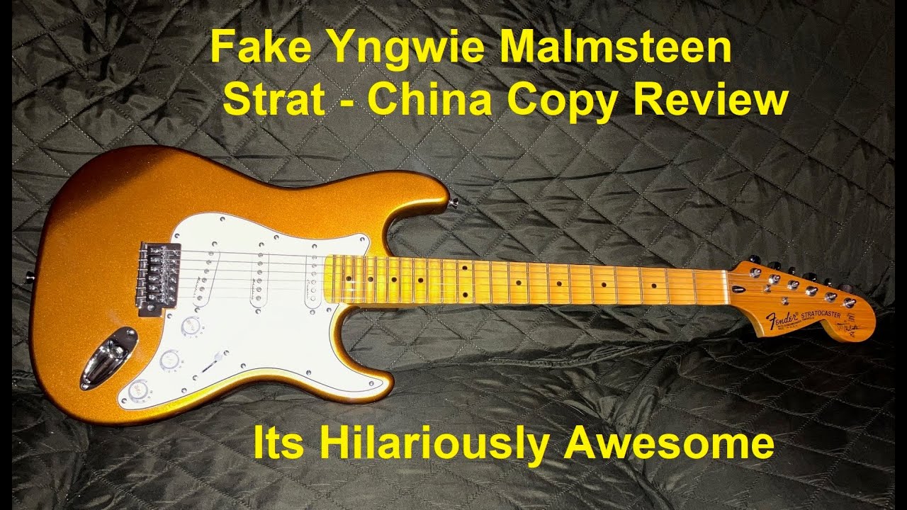China Yngwie Malmsteen Stratocaster review - Excellent Copy (counterfeit)